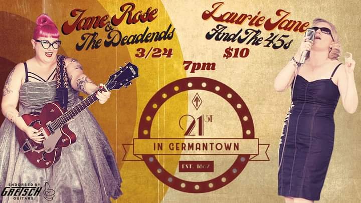Doors open at 7 PM. Only $10! 

You won't want to miss this show! 

#21stingermantown #louisvilleky #kentuckiana #louisville #louisvillekentucky #502foodie #do502 #bluesky #rockabilly #rockabillymusic #rockabillygirl #bluesmusic #bluesrock