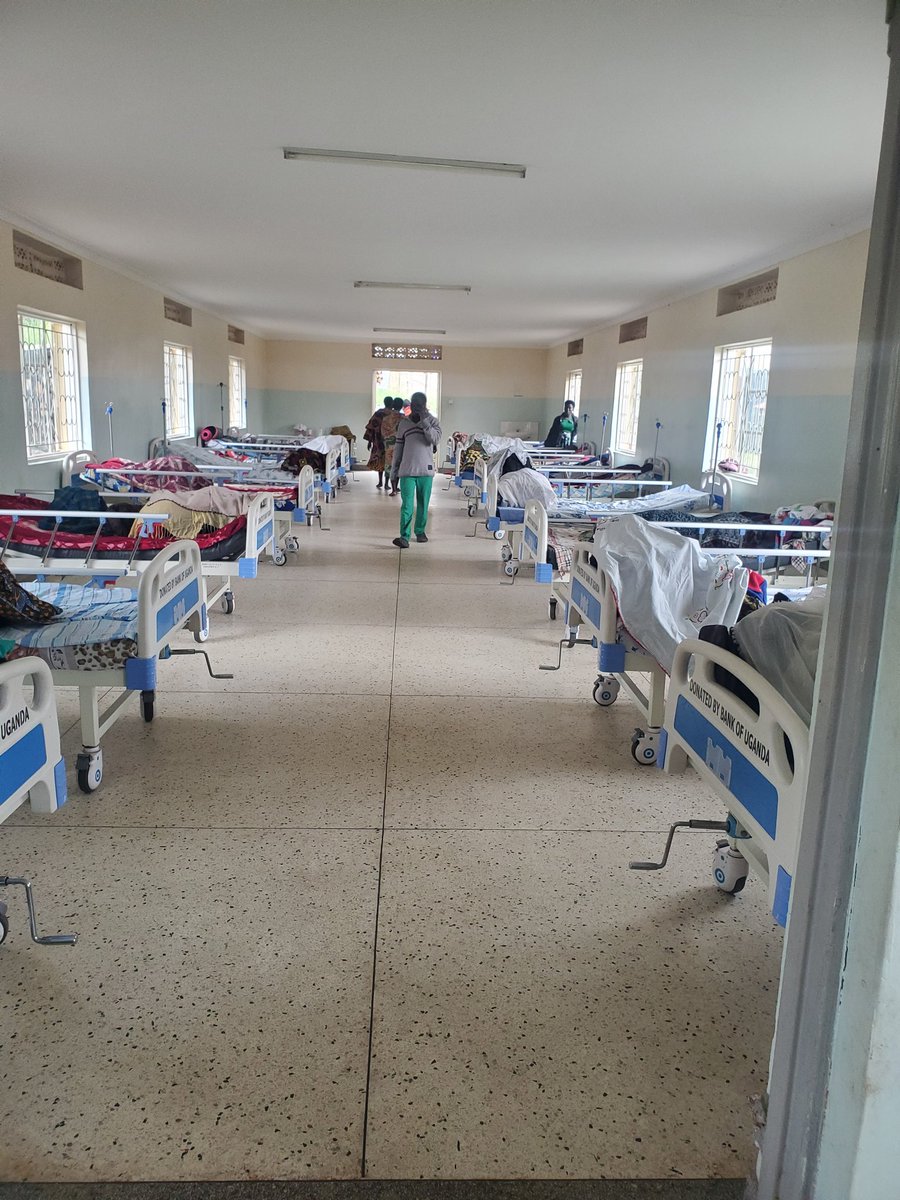 This is the Maternity ward at Muko HC IV in Rubanda disctric. If there is a functional part of our health system, it is the MCH services. Most of the HC IVs I visited in the region had zero maternal deaths in the last quota. 

#SafeDeliveries #HealthyMoms #HealthyBabies
