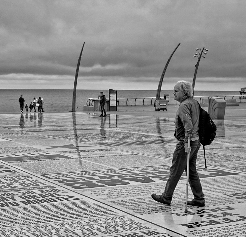 Planetphil168's tweet photo. A blustery day on the "Comedy Carpet", Blackpool.
#comedycarpet #Blackpool #promenade #bnw #bnwphotography #bnwphoto #streetphotography #streetphoto #sonya6300 https://t.co/JsAFwa8JRo
