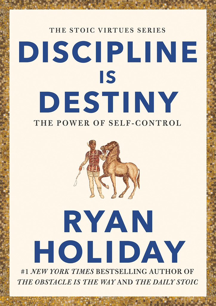 readerbooksclub's tweet photo. Discipline Is Destiny by Ryan Holiday

Watch Now: https://t.co/OhU5v9cgNZ

New Video 👆🏻👆🏻👆🏻👆🏻👆🏻

#DisciplineIsDestiny
#RyanHoliday
#Stoicism
#SelfImprovement
#PersonalGrowth
#Productivity
#Success
#Motivation
#Inspiration
#Mindset
#SelfDiscipline
#SelfMastery
#Focus
#Persistence https://t.co/UcJDVtpgFE