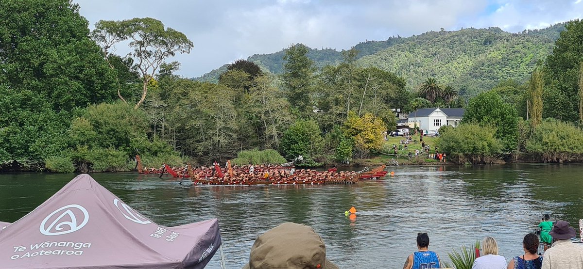 AshKeown's tweet photo. Had an awesome day at the Turangawaewae Regatta today! The Fonterra volunteer crew spent the day as ringawera, having fun 😀 while getting things done 💪🏽 
Gratitude to Waikato Tainui for the hospitality 🙏🏼 https://t.co/e2lCs3QTJi