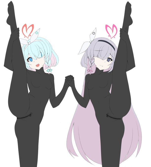 ラバースーツアロナとプラナの下描きです
前描いたアロナちゃんを塗りなおしてプラナちゃんも追加します( ˘ω˘ ) 