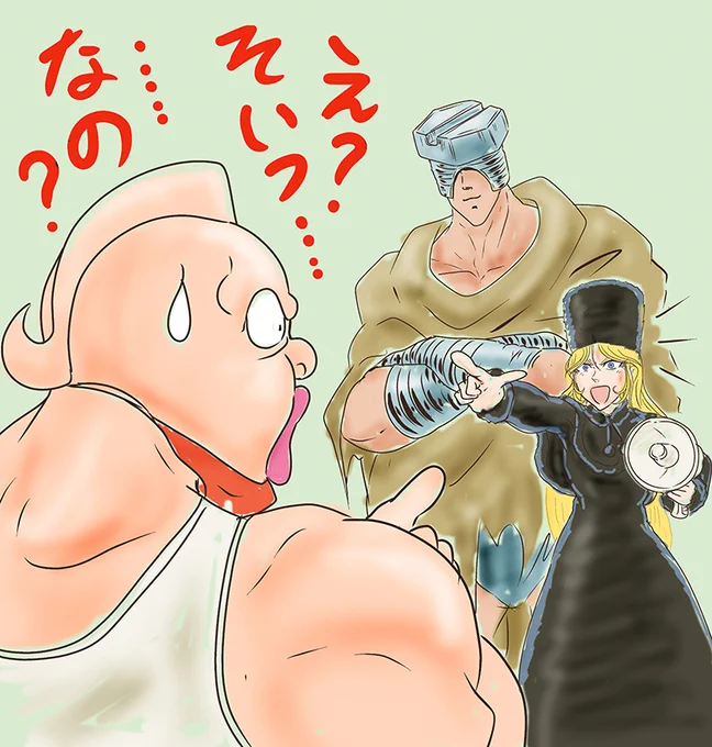キン肉マン記念イラスト・・・なのか?
#キン肉マン #キン肉マンアニメ化決定 #キン肉マンアニメ放送40周年 #超キン肉マン展 