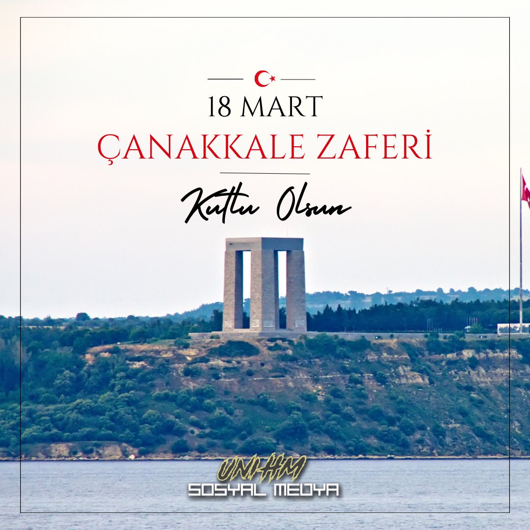 Başta Başbuğ Gazi Mustafa Kemal Atatürk olmak üzere 18 Mart Çanakkale Zaferi şehit ve gazilerimizi rahmet, minnet ve saygıyla anıyoruz. #UNIHM