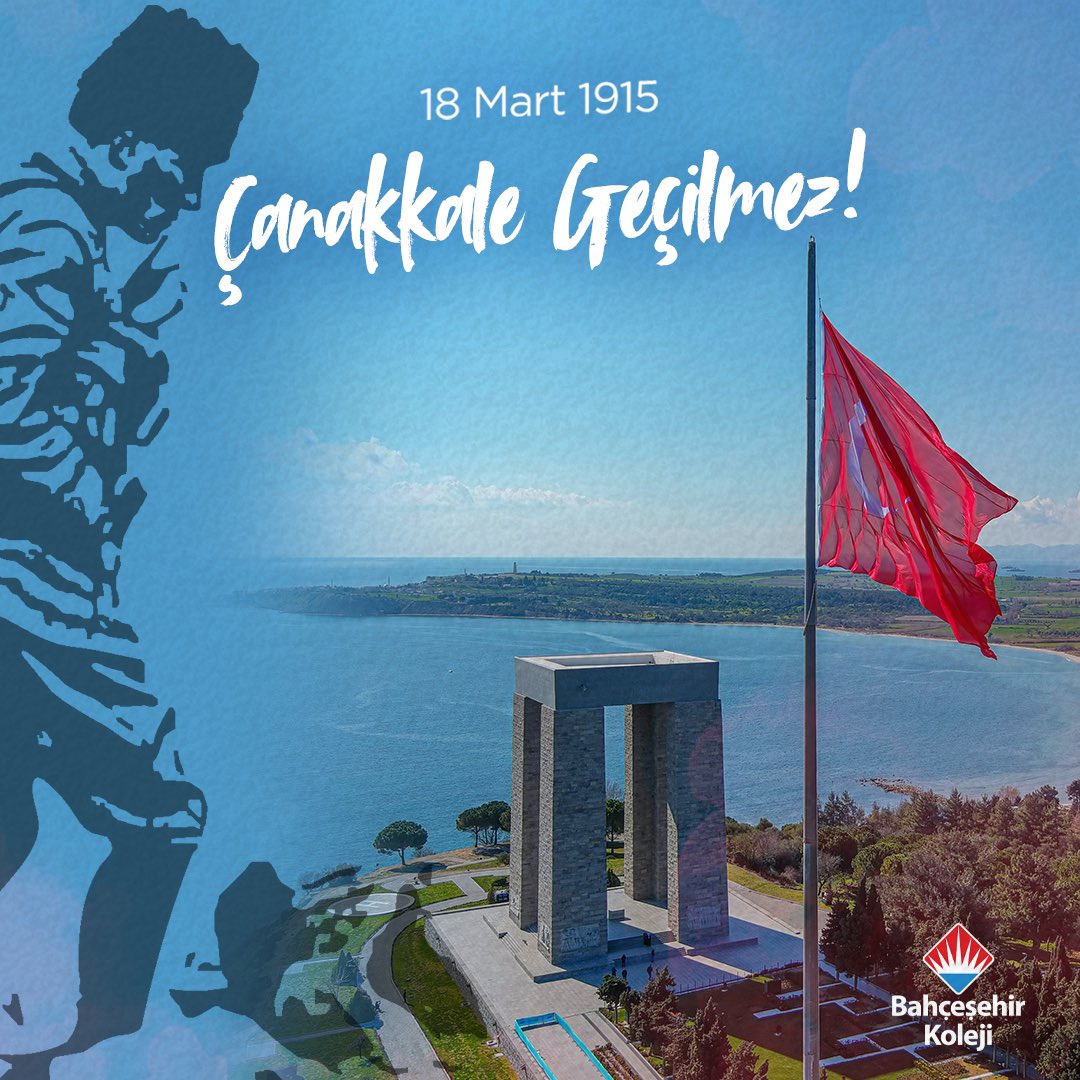 bahcesehirist's tweet photo. 🇹🇷Çanakkale Zaferi’nin 108. yıl dönümünde Gazi Mustafa Kemal Atatürk ve silah arkadaşlarını saygıyla anıyoruz.

#ÇanakkaleGeçilmez
#bahçeşehirkoleji https://t.co/R0lgrNvwsV