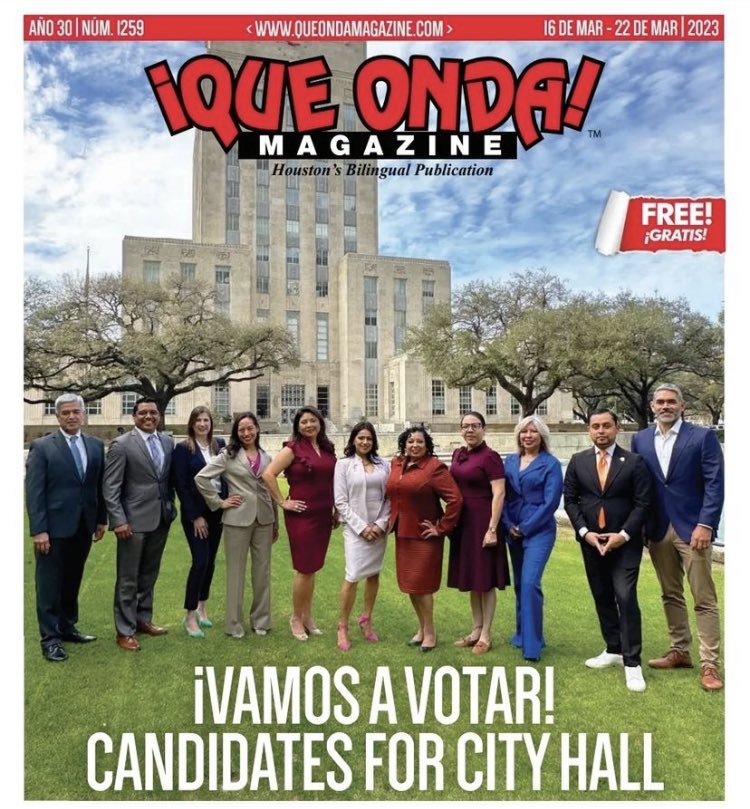 @MarioforHouston @JMartinez4Hou #ConchitaReyes #IvanSanchez @queondamagazine  A lot of Great people running for Houston City Council!