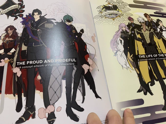  i received my magazine portfolio and i put omelites ofc, it's the highlight of my entire magazine  