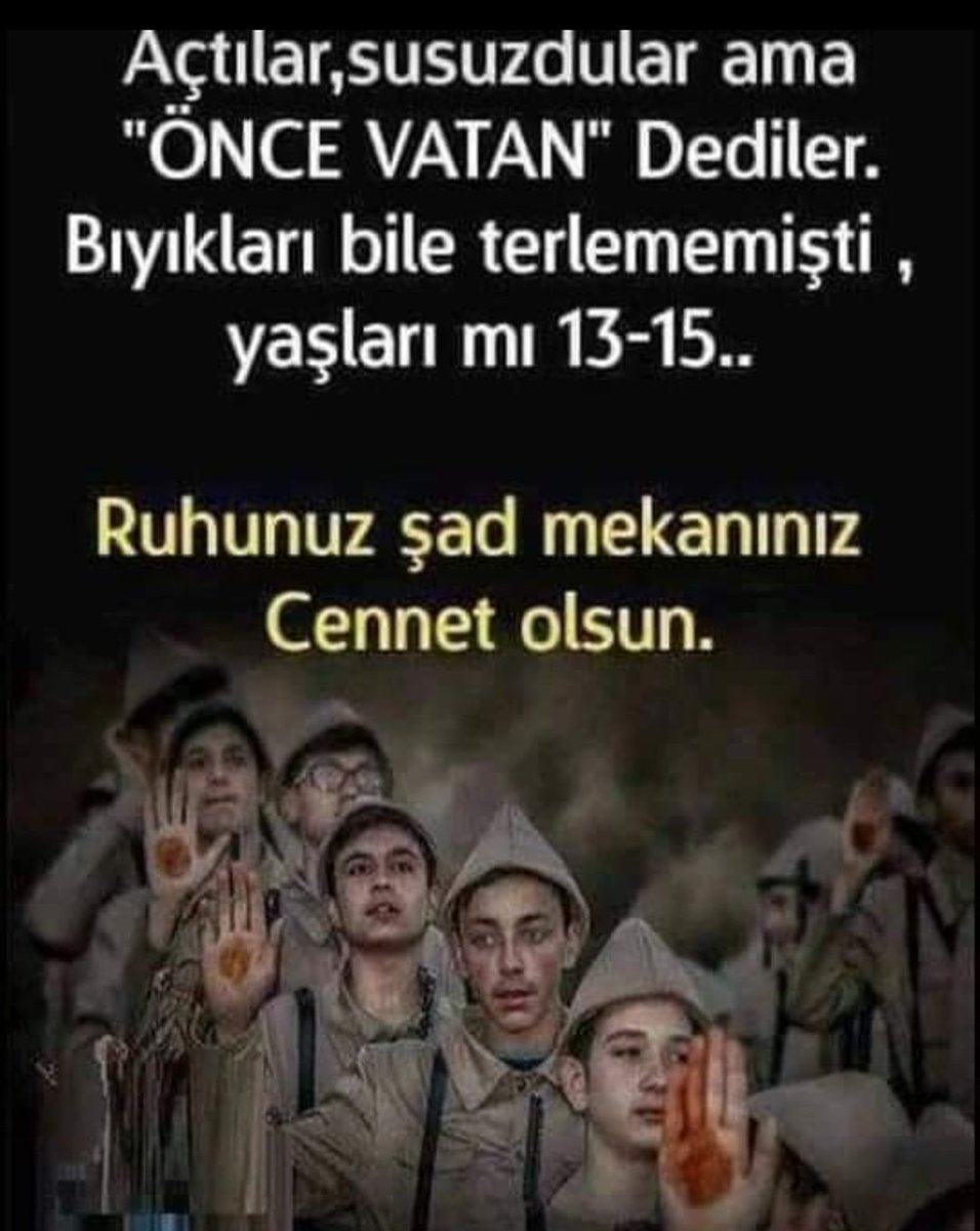 Bastığın yerleri toprak!diyerek geçme,tanı
Düşün altındaki binlerce kefensiz yatanı
Sen şehit oğlusun,incitme yazıktır atanı
Verme,dünyaları alsan da,bu cennet vatanı🇹🇷
#Çanakkalezaferi 108.yıldönümünde
Gazi #MustafaKemalAtatürk silah arkadaşlarını,şehitlerimizi
Rahmetle anıyorum