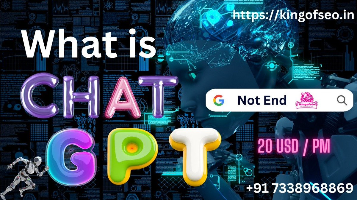 KingofseoIndia's tweet image. What is Chat GPT?
Watch our Video 
youtu.be/ZK2ThA14QWo
#whatischatgpt #chatgpt #AI #seo #digitalmarketingtraining #besttraining #digitalmarketing #digitalmarketingservices #chennai #medavakkam #kingofseo #openai