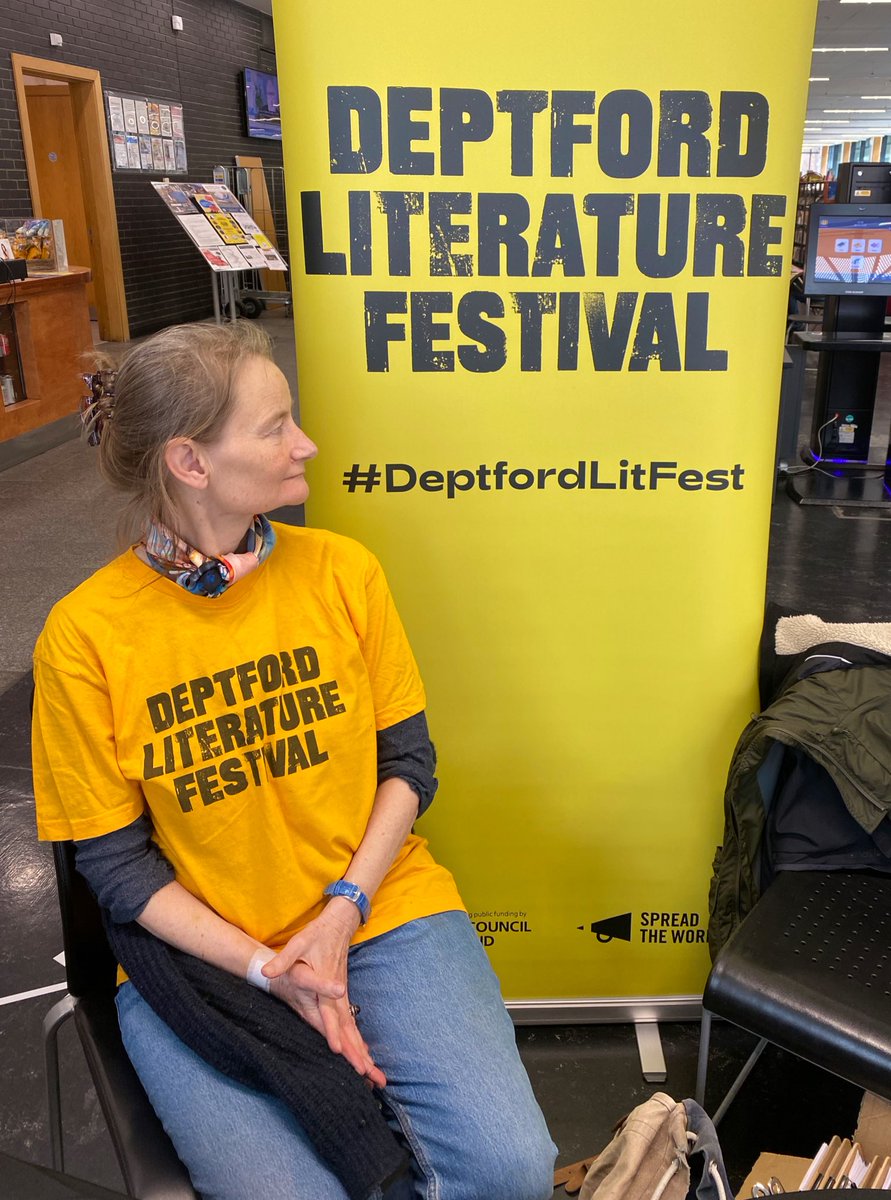Thrilled to finish our Councillor’s surgery in time to check out #DeptfordLitFest today 💕 

@STWevents have done an amazing job bringing writers and readers from across Deptford together for workshops, talks & other activities: spreadtheword.org.uk/projects/deptf…