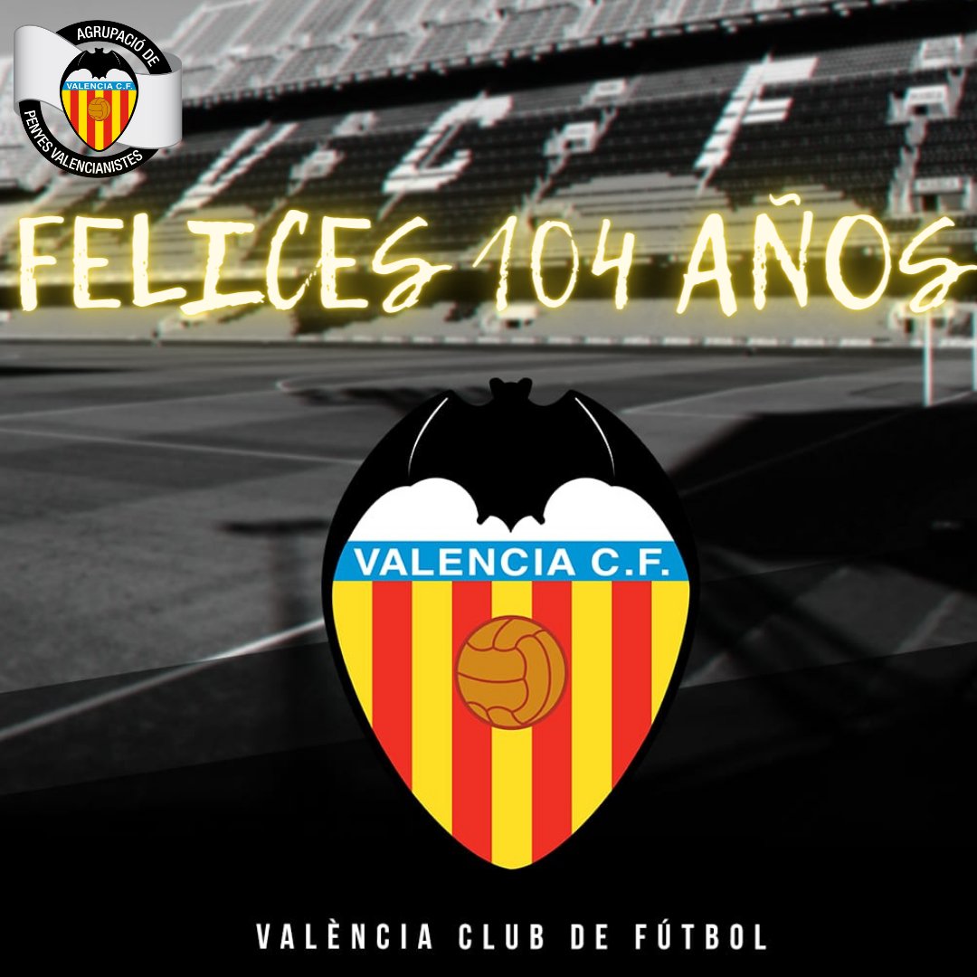 Siempre estaremos junto a ti, por muchos años más <a href="/valenciacf/">Valencia CF</a>
