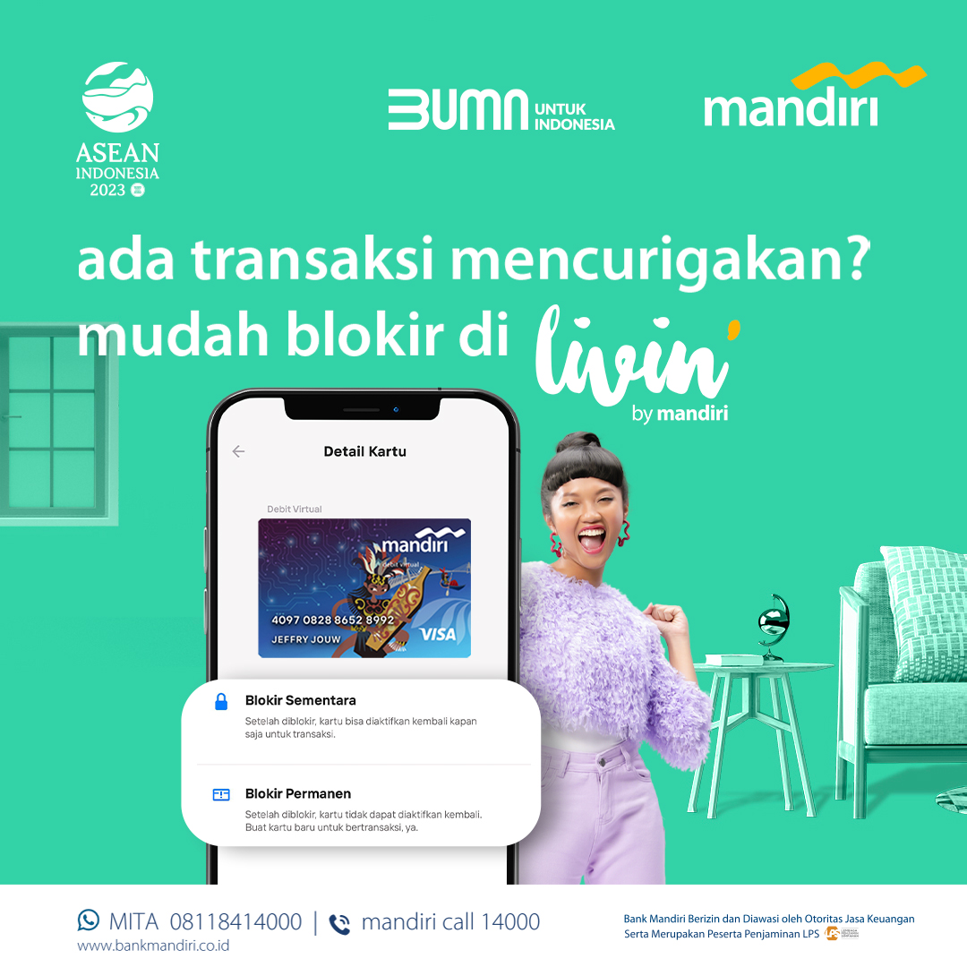 bankmandiri's tweet photo. Yuk nikmati fitur terbaru dari Super App Livin' by Mandiri ini. Untuk cara aktivasi, klik https://t.co/r7DPtaq6on

#MandiriPromo #MandiriDebit #MandiriDebitVirtual https://t.co/uctxJkfk6F