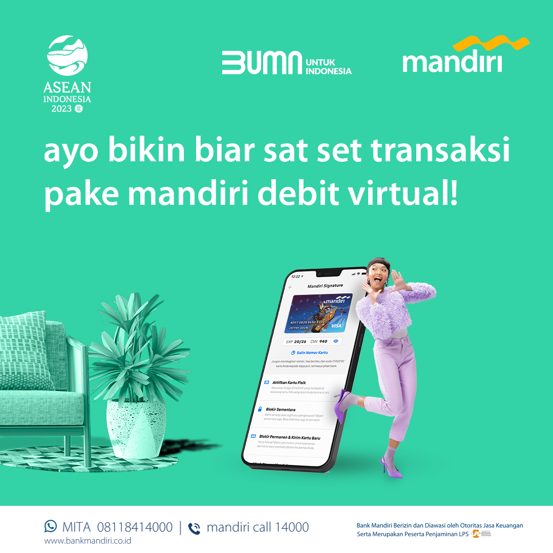 bankmandiri's tweet photo. Yuk nikmati fitur terbaru dari Super App Livin' by Mandiri ini. Untuk cara aktivasi, klik https://t.co/r7DPtaq6on

#MandiriPromo #MandiriDebit #MandiriDebitVirtual https://t.co/uctxJkfk6F