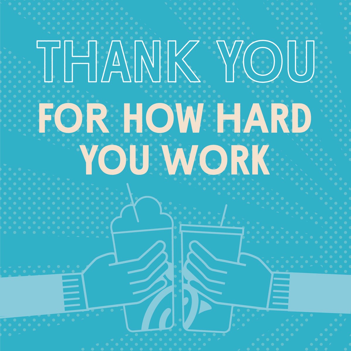 CFA_yall's tweet photo. To all you great encouragers out there, we see you! 👀 Let’s flex your positivity power and share this with the wonderful folks who work hard for you. https://t.co/93qZVZDk5R