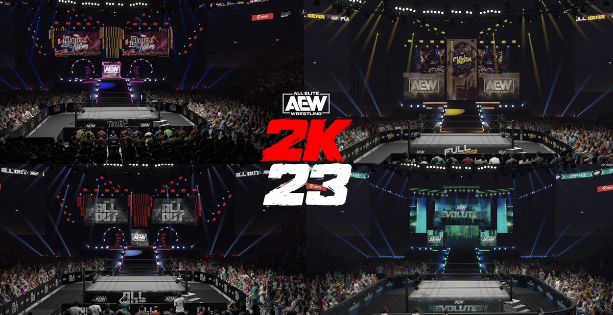 AEW Big Four done ✅ #WWE2K23 #aew #AEW2K23
