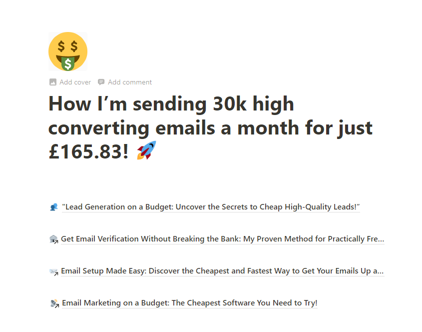 JoshesShitCoins's tweet photo. "Ready to level up your email marketing? 📧💥

Discover my game-changing strategy that sends 30k high-converting emails for just £165.83 a month! 

Book 6-10 meetings per day with ease - and it's yours for FREE!"

Just Retweet and Comment "CheapSkate" and I'll send it right over https://t.co/BomqRowY9B