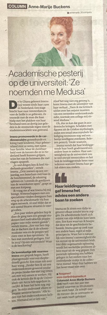 CSteernberg's tweet photo. Te zot voor woorden dit! Lekker professioneel. En dan moet zij een andere baan zoeken🤔 https://t.co/qw1l2cdvSx