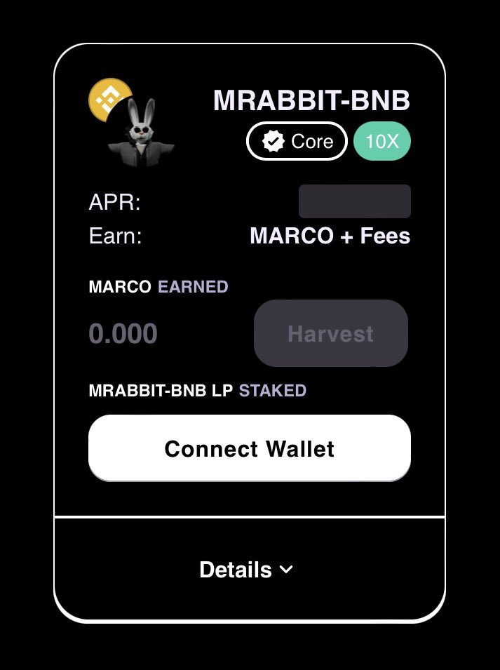 MRABBITOfficial's tweet photo. LAUNCHED 🚀🔥

⚡️⚡️Mr Rabbit Coin Farm &amp; Pool on MelegaSwap⚡️⚡️

#tothemoon #melegaswap #mrabbit https://t.co/M7sdUH36Oy