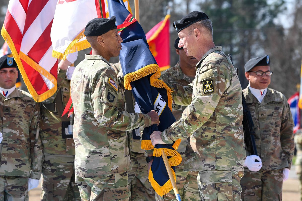 And congratulations to Gen. Charles Hamilton on his promotion and assuming command as the 21st Commanding General of the AMC! Thank you both for your commitment, professionalism, and service! U.S. Army photos by Sgt. David Resnick