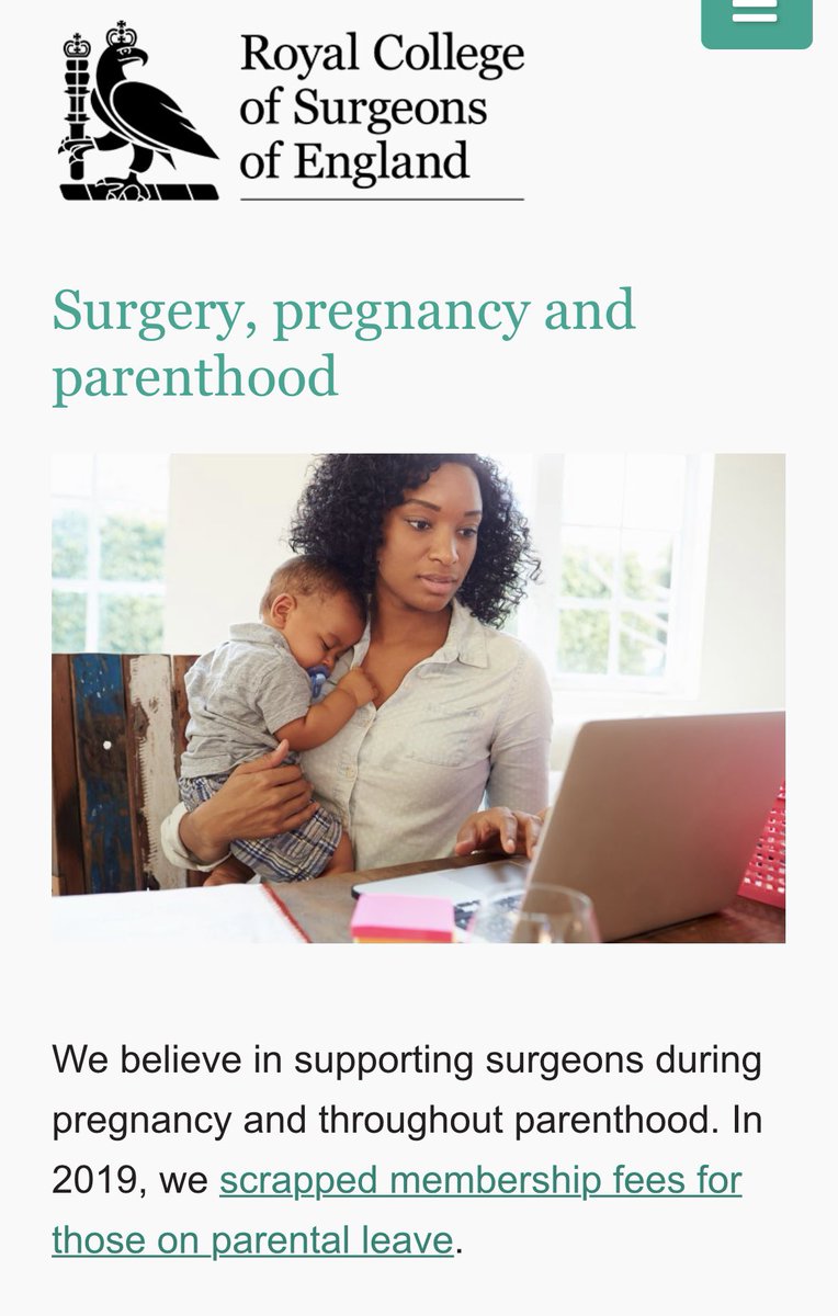 The Women in Surgery Forum put together a pregnancy and parenthood guide which includes return to work advice tinyurl.com/59tmve97 #ILookLikeASurgeon