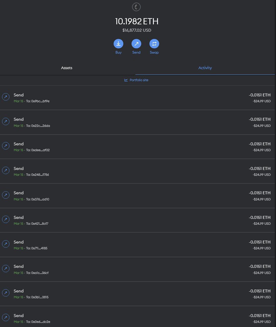 Airdrop is in progress🫰🏻

Fuck it, lets giveaway more $ETH 💸

First 2222 to follow &amp; RT will be considered 🫶