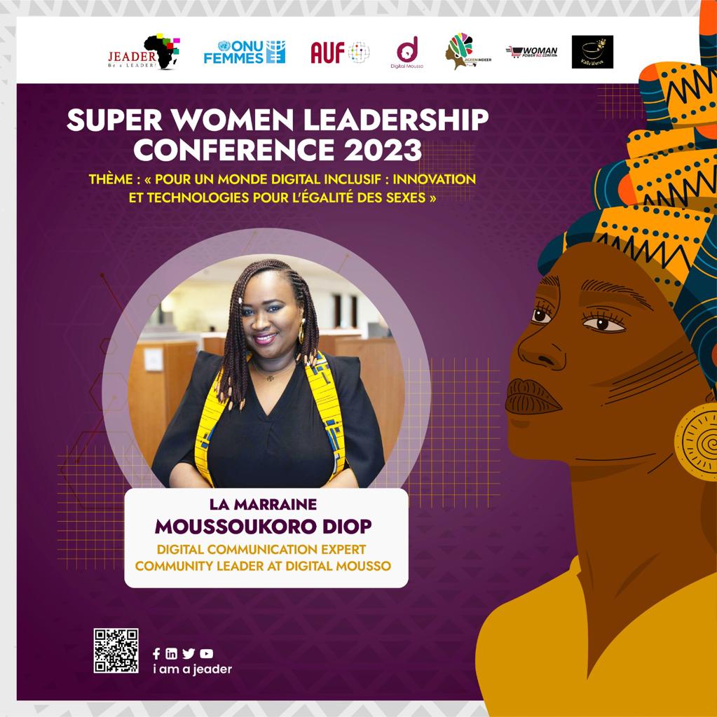 NdyeAbsaGningue's tweet image. Allocution de la marraine @mamouchkadiop qui nous parle de #DigitalMousso et de son expérience et de sa fierte en tant que #Jigeenindeer de @imajeader ! 
#SWLC2023 #Jigeensixarala #Kebetu #IWD2023