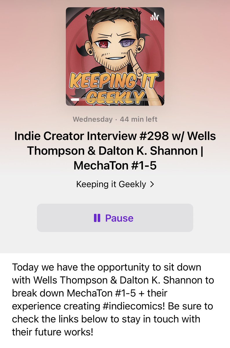 WesWritesStuff's tweet photo. Itβs a two hour drive to the convention today so Iβm @keepingitgeekly on the way! Be sure to check out #MechaTon on @Kickstarter π€π» https://t.co/AEdZrE2WoB
