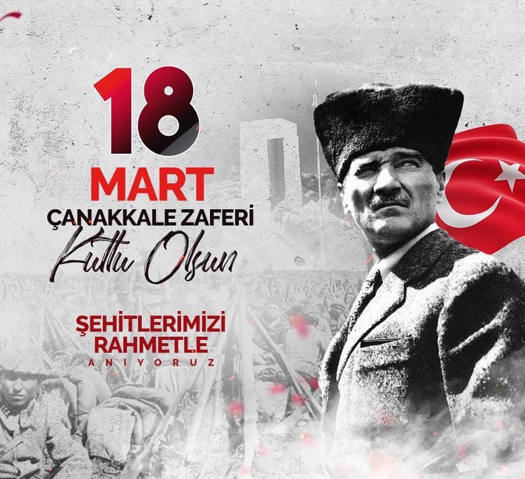 Tokob2014's tweet photo. Gazi Mustafa Kemal Atatürk başta olmak üzere, Çanakkale’de destan yazan tüm kahraman şehit ve gazilerimizi saygı, sevgi ve rahmetle anıyoruz.
18 Mart Çanakkale Zaferinin 108. Yılı Kutlu Olsun.
#tokob https://t.co/XLP4QlCMvN