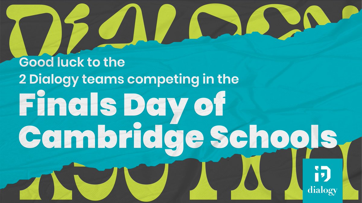 Let's go, Dialogy Debaters! This weekend is the Finals Day of Cambridge Schools and the WSDA Public Forum Tournament, and we're sending all our positive vibes your way. 💪🎉👏

#DialogyDebaters #CambridgeSchools #WSDA #PublicForumTournament