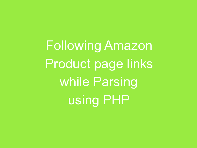 FlipXAds's tweet image. Following Amazon Product page links while Parsing using PHP
#DOMDocument() #file_get_contents() #query()

When

validphp.com/following-amaz…