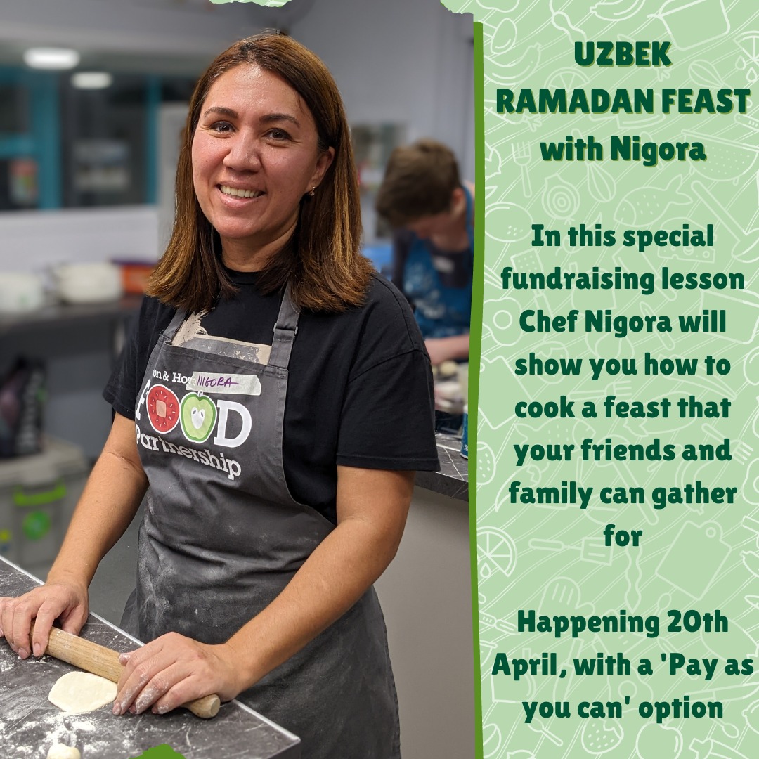 BtnKitchen's tweet image. FUNDRAISER | Are you interested in learning about another culture through food? 🍲 Chef Nigora will teach you about the special dishes served to break the fast during the Muslim holy month of Ramadan, bringing friends and fa  instagram.com/p/Cp5Xc3VuT7G/