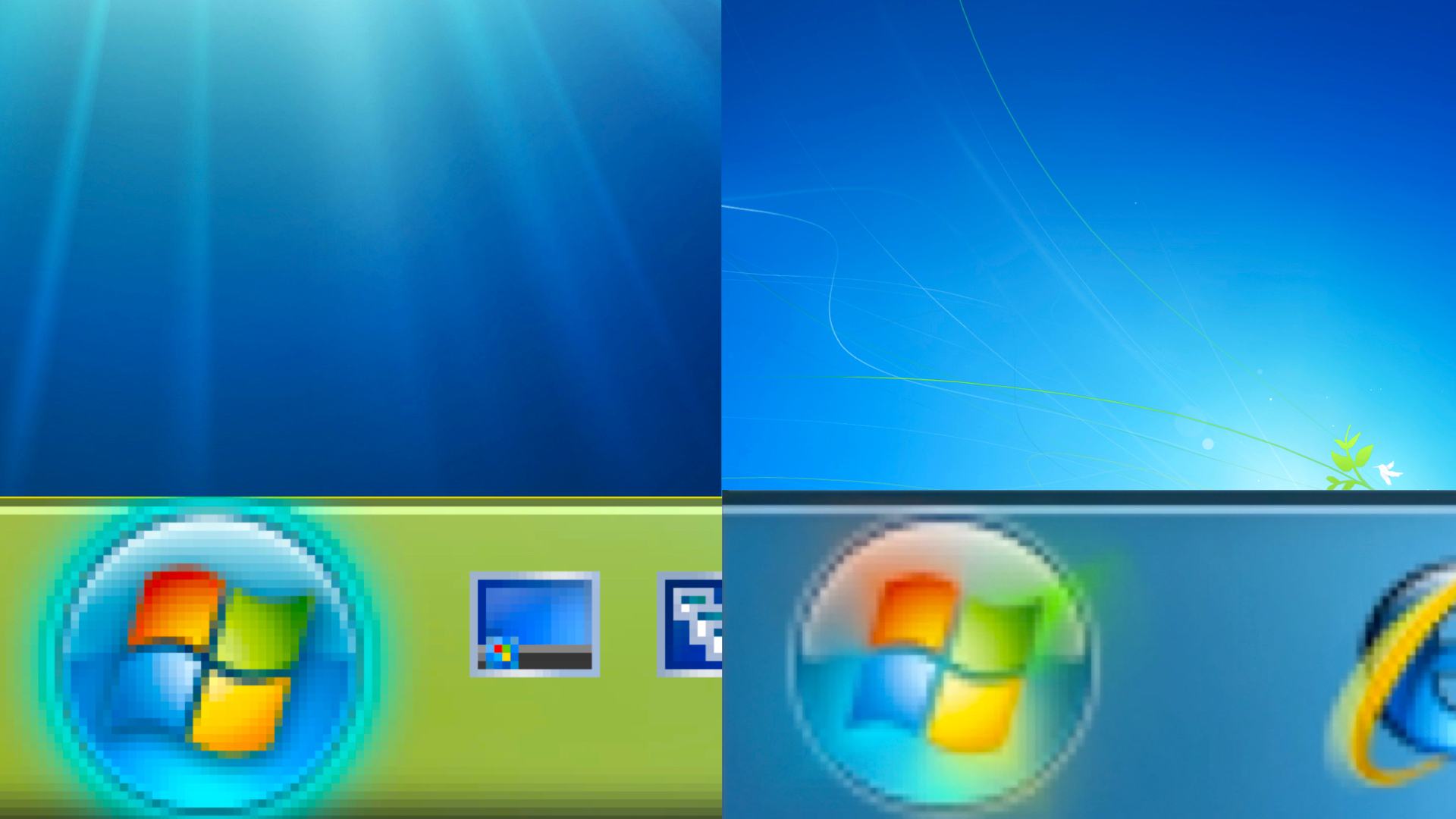 Win 7 start clearance button