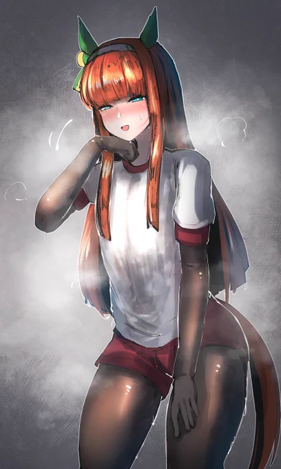 スズカさんって体操服タイツ #ウマ娘 
