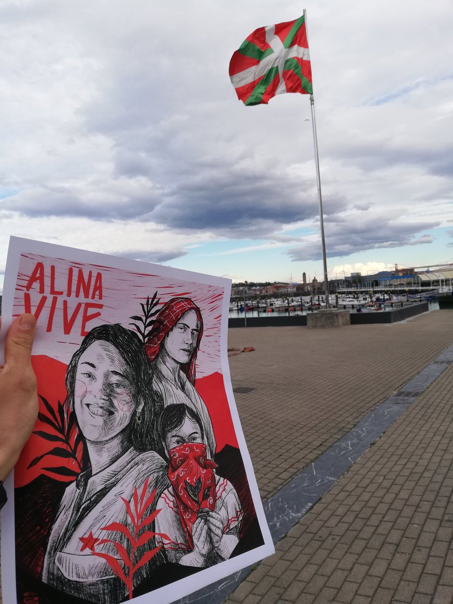 AlzatePorRojava's tweet photo. Lankidek Euskal Herriko kostaldeko #AlinaSanchez-en memoria partekatu nahi izan dute.

#AlinaVive #SehidNamirin #EuskalHerria #Rojava 
#Iraultza #Berxwedan https://t.co/rhemOAAUWU