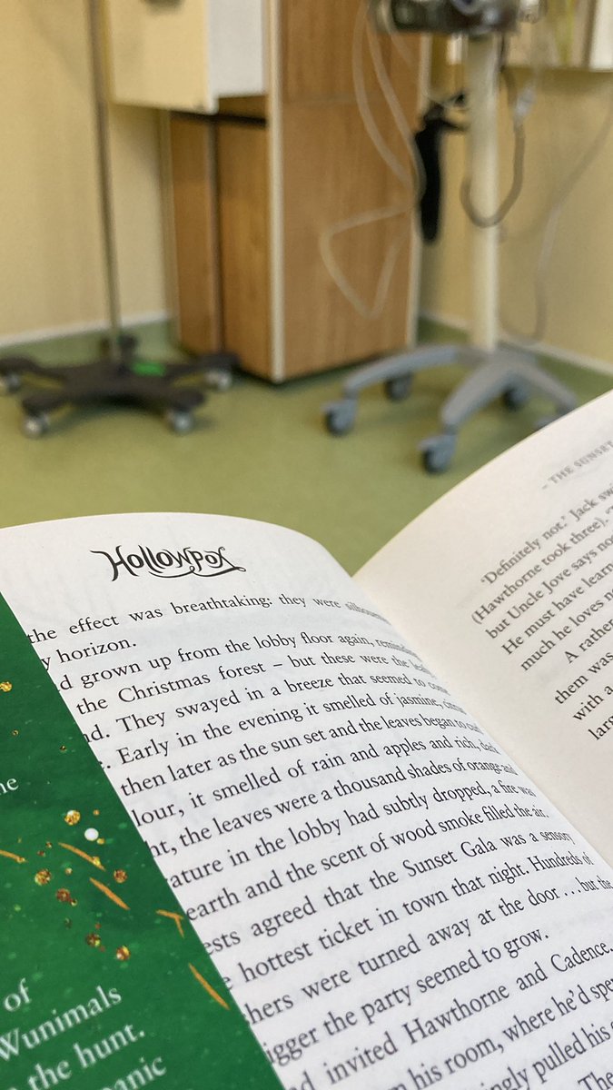 Waiting for middle child to come out of surgery and cracking on with Hollowpox. @digressica #nevermoor #wunimalrights