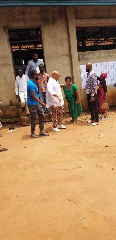 Voting is the expression of our commitment to ourselves and our nation.
I just voted at my polling unit. We will eventually get it right.