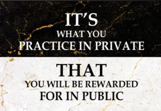 "During practice, average players get bored, good players get better, &amp; great players go to battle." <a href="/TomCrean/">Tom Crean</a> 
Compete or complete?
Average players show up to practice with the goal of completing it, while great players show up with the drive to compete in it.