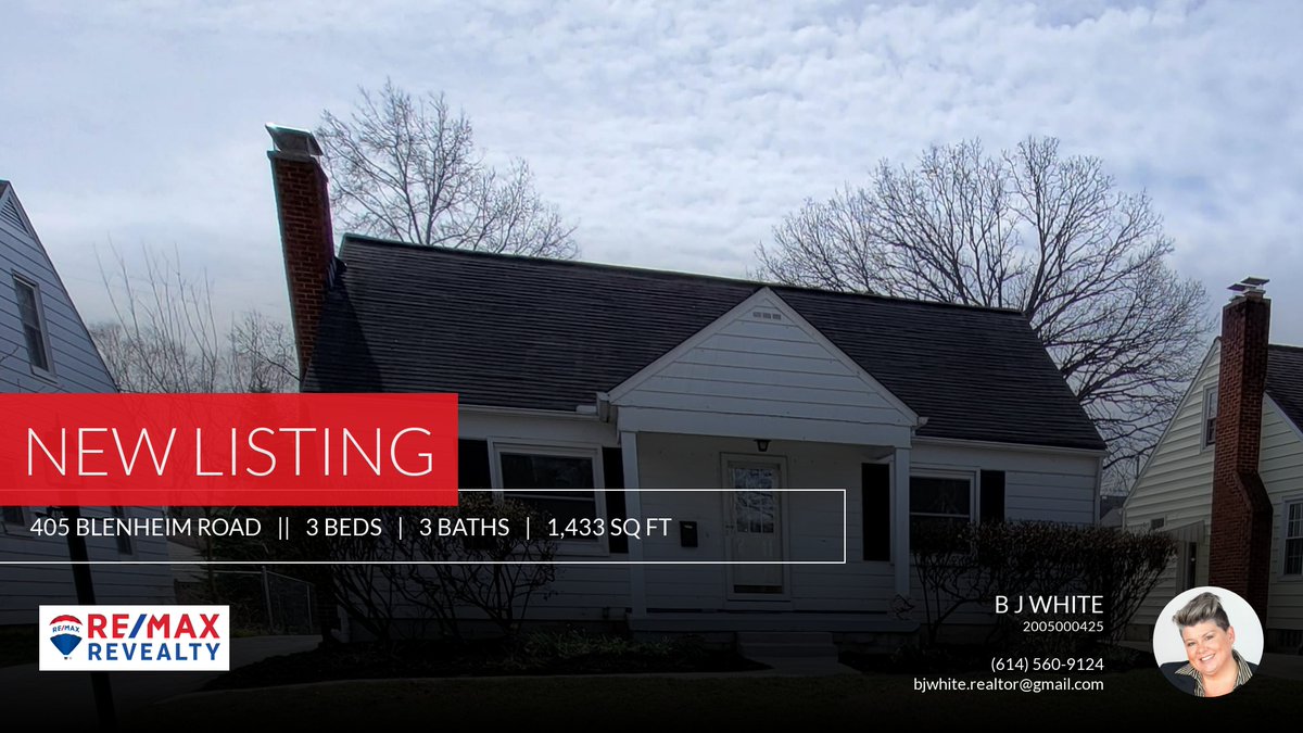 NowThisIsHome's tweet photo. 📍 New Listing 📍 Take a look at this fantastic new property that just hit the market located at 405 Blenheim Road in Columbus. Reach out here or at (614) 560-9124 for more information

At Your Service, 

B.J. White, Licensed  Real... https://t.co/0hrQDHnGYU https://t.co/iHydoNAKAk