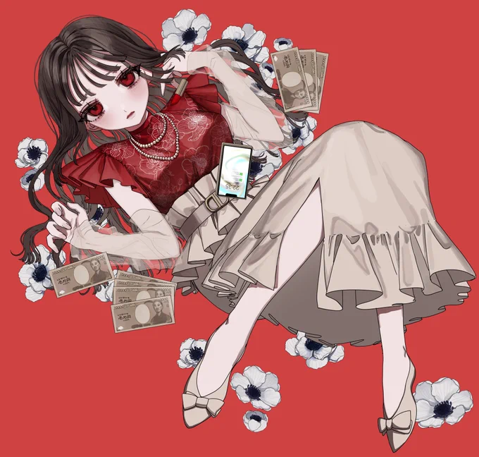 【お知らせ】¥¥¥ - ねこまんま 様  楽曲イラストを制作させて頂きました映像は 明飛さんです!宜しくお願いいたします。 
