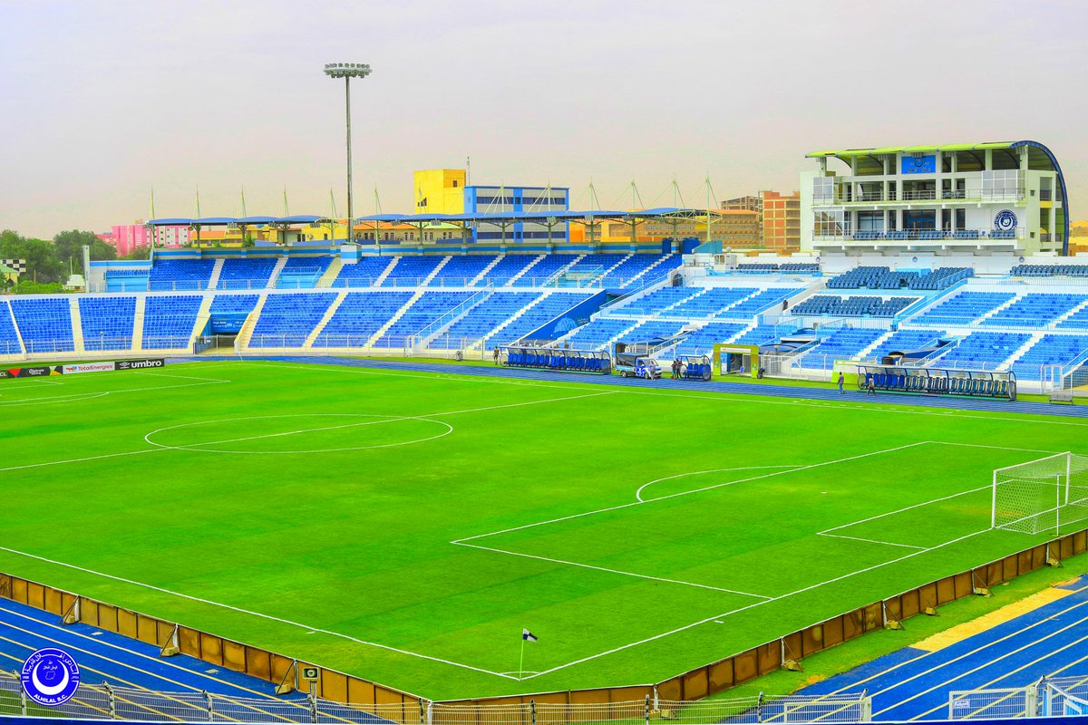 AlHilalSC_'s tweet photo. ما قبل المواجهة المرتقبة 👀

كل شيء على أتم الاستعداد في استاد الهلال لمباراة اليوم 🙌 🏟️

#فخر_السودان | #Forza_Hilal | #TotalEnergiesCAFCL | #الهلال_صنداونز https://t.co/m43HcSrag6
