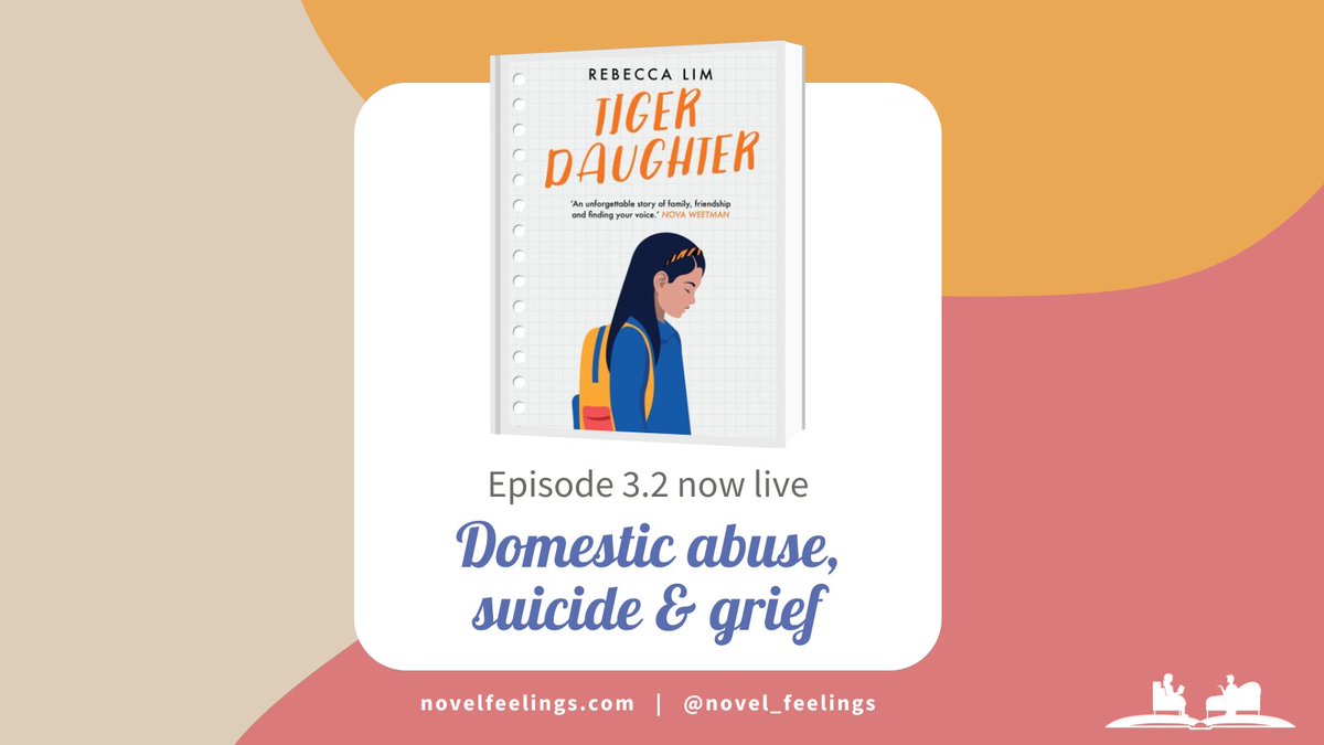🎙️New episode | #TigerDaughter ft. interview with Rebecca Lim

Review topics including suicide, grief, abuse, stigma and racism.

Listen via your podcast app or click here: novelfeelings.com/listennow

#LoveOzMG @LoveOzmg