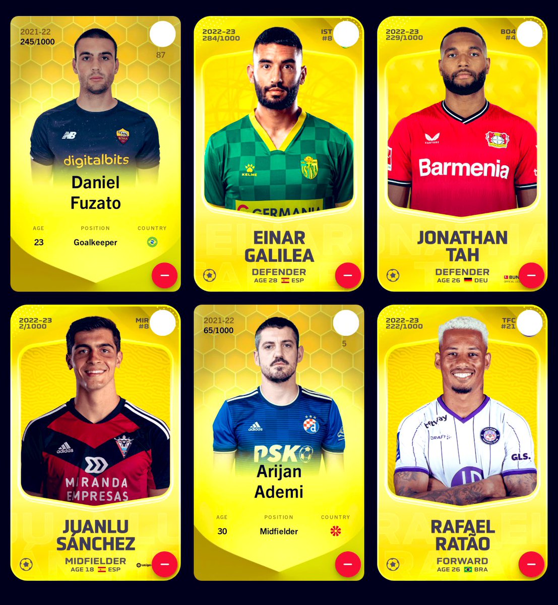 Monaco76_Yt's tweet photo. ✨Giveaway ✨
1 pack Team complète à gagner
Conditions :
-Retweet &amp; Follow me
-Follow mon YouTube : https://t.co/oeKDm3tkqX
TAS 23/03
Idéal pour te Lancer sur #sorare
👉 Lien parrainage pour débuter (5 cartes enchères achetées 1 offerte 🎁): https://t.co/J9DFwf9mUL 
#NFTGiveaway https://t.co/aRTyU4N68O