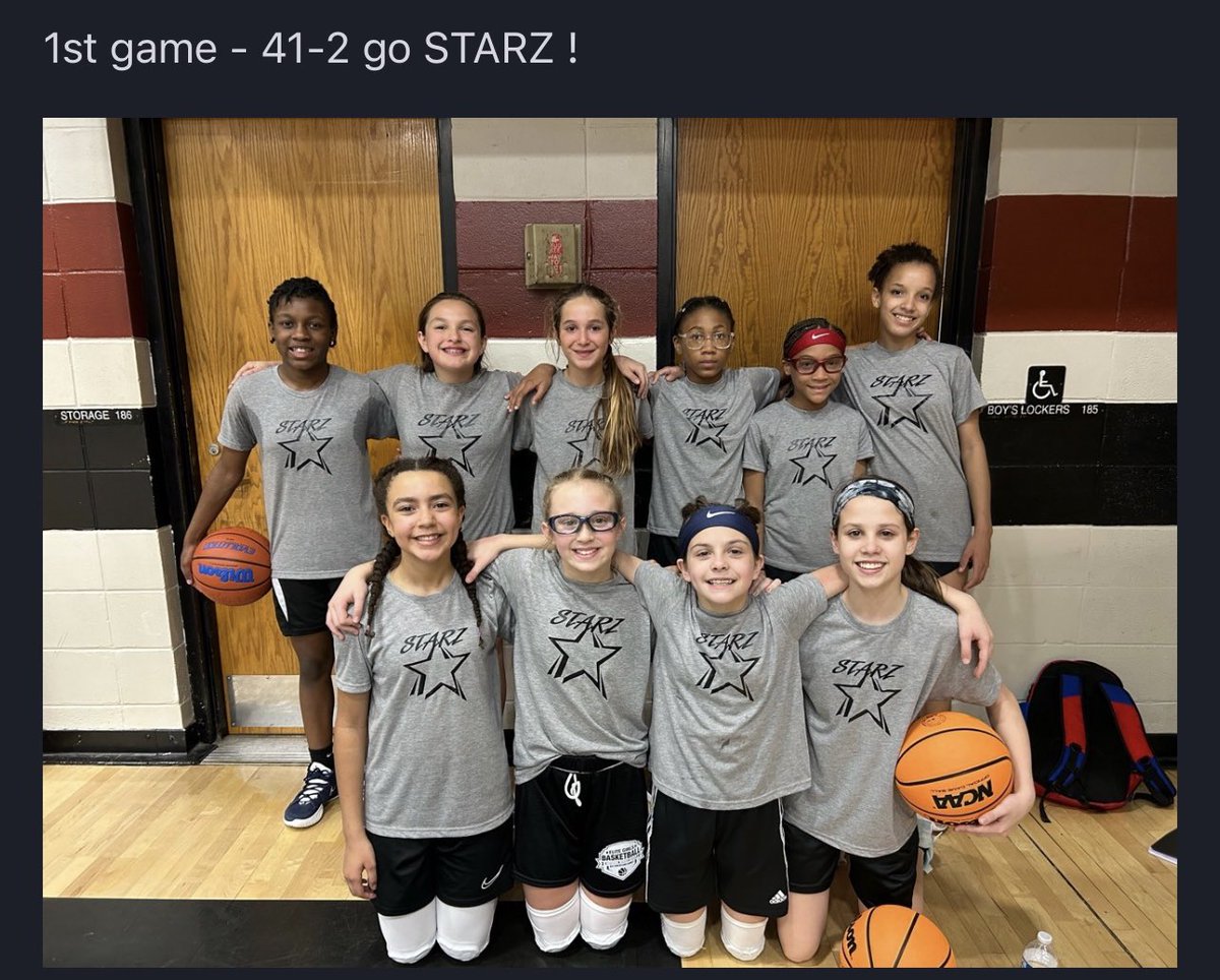 We had a great first game together as the Nike Southern Starz!! We won 4️⃣1️⃣-2️⃣!!!!