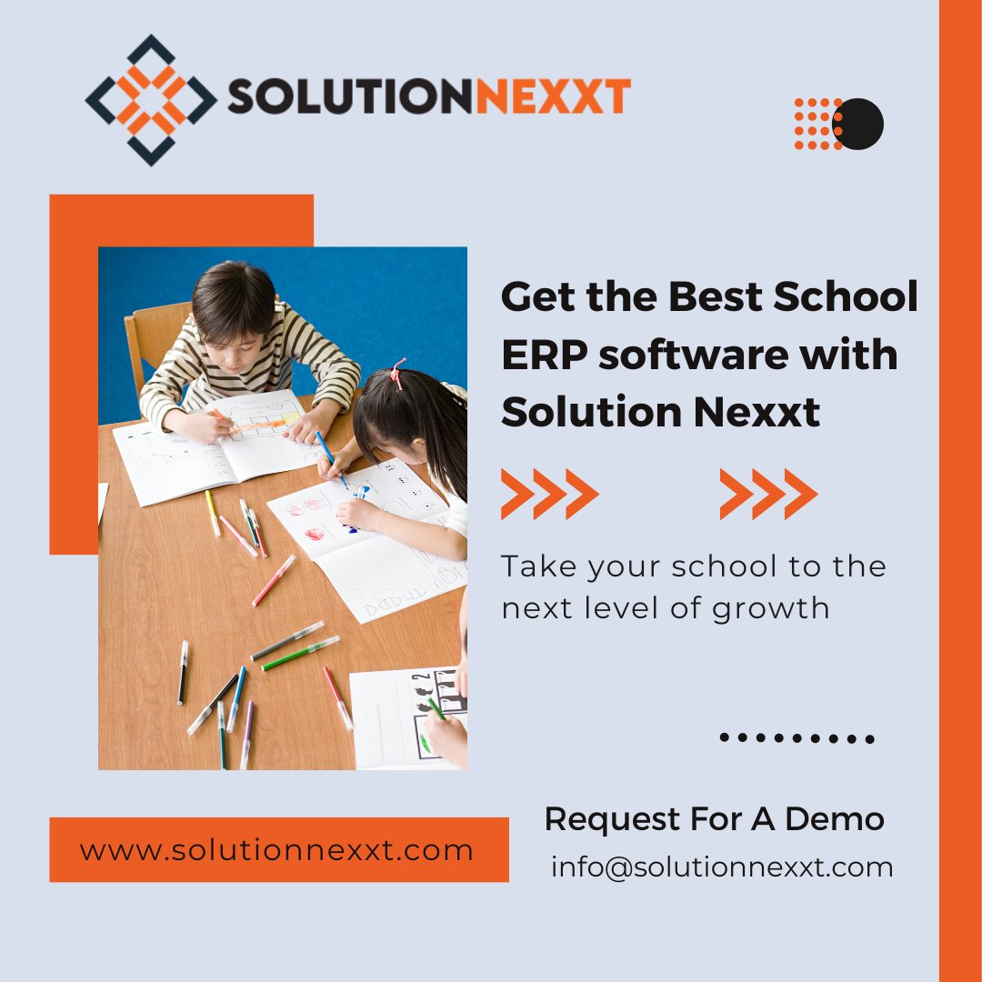 NexxtSolution's tweet photo. School Management System Software: Innovate Teaching, Promote Skill Building, and Achieve Greater Learning Outcomes!
For more info, visit website:https://t.co/Io2w01e0aE
Contact Us:+91-7857064007
#erpsolutions #erpsoftwarecompany #erpserviceprovider #erpsoftware https://t.co/4veO6hIF5d