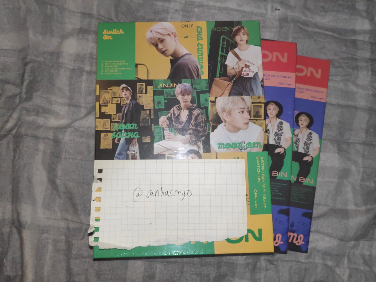 sanhasseyo's tweet photo. hellllo arohas pls help RT thank youu

wts lfb
-astro SWITCH ON album SEALED

(2) ON Version
(1) OFF Version

400 ea, 650 if w/ POB pc (choose member below)

bilhin nyo na po, all proceeds ay pang-add to buy additional tix for #DIFFUSIONinMNL to help din mabawasan empty seats >< https://t.co/2RBH1mZJ35