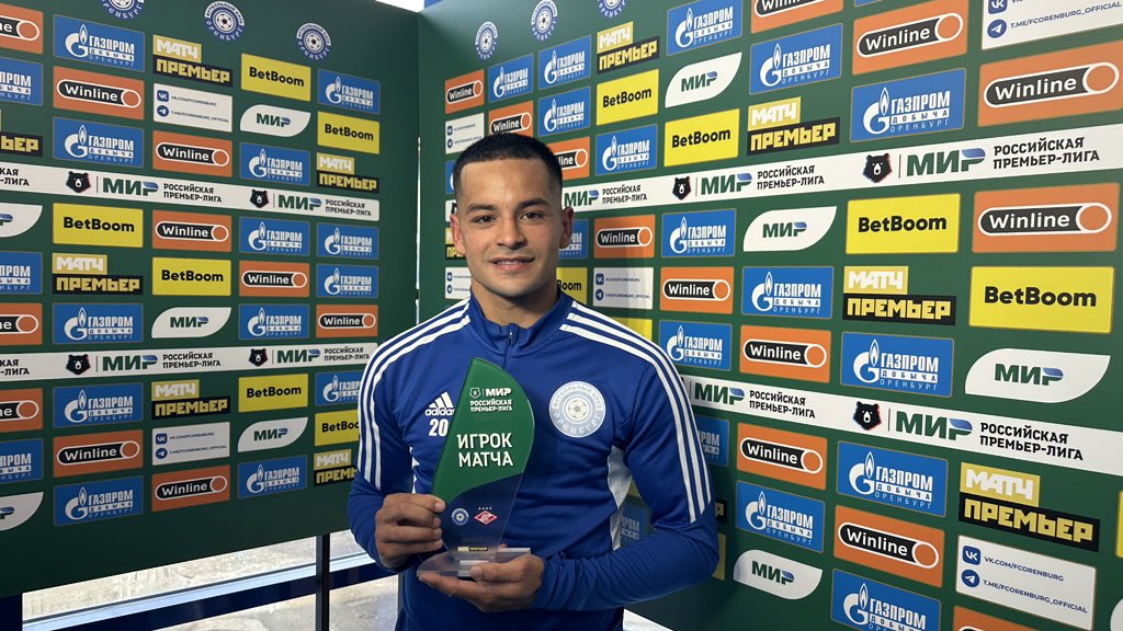 Лучший игрок матча #ОренбургСпартак Брайан Мансилья 💥🔥👍