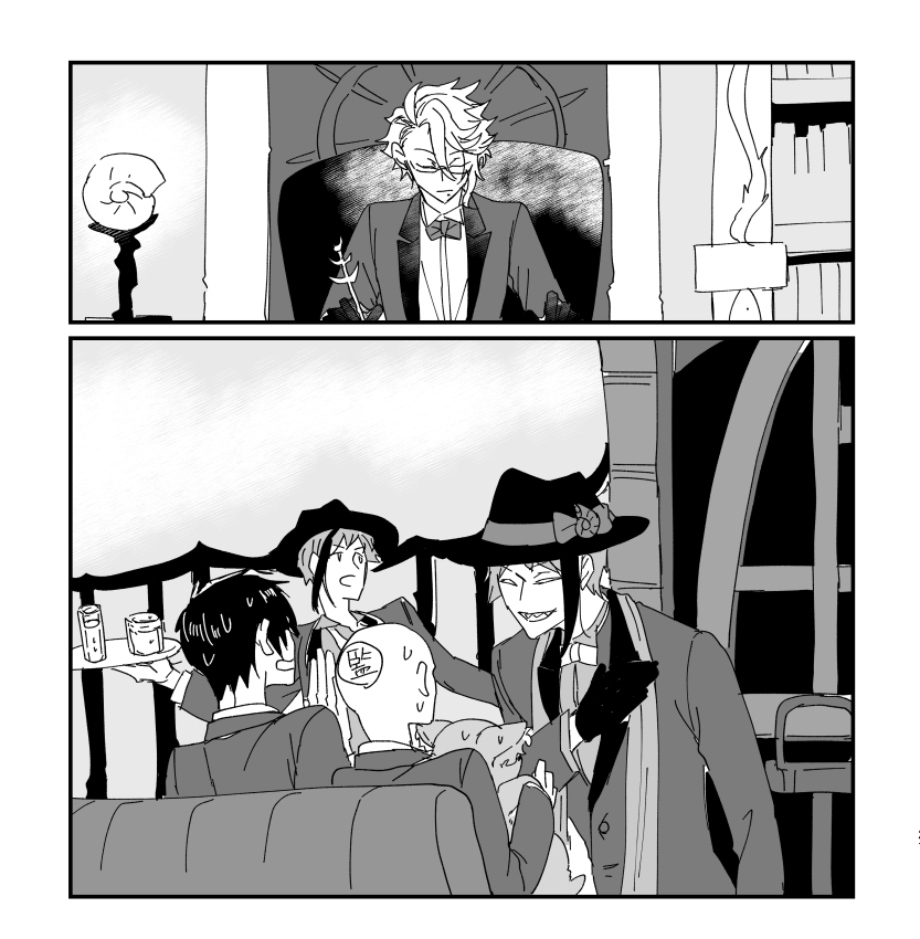 嬉しかったので感想いただいたイドアズ本の中身ちょろっと。
モストロの〆の後三人でまかない食べながら今日の総括とか話してて欲しい～ 