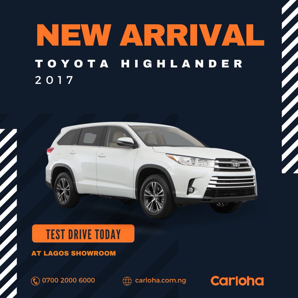 CarlohaNigeria's tweet photo. Call 07031849556/08108743757
visit https://t.co/vsc0b6K2LX for more details
Carloha showroom: Third Axial Road, beside heyden filling station, Ogudu Lagos.
#usedcars #lagos #nigeria #carloha https://t.co/w2AdShe9yO