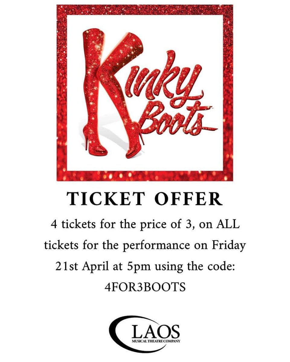 BeverleyBooth's tweet photo. SPECIAL OFFER: One performance only at this price. See this fantastic musical with 3 friends and one goes free. 

Leeds Grand Theatre 21st April 5.00pm, make it a date.

BOOK HERE:
https://t.co/7FI8cQKUnj https://t.co/BMLei1oUPp