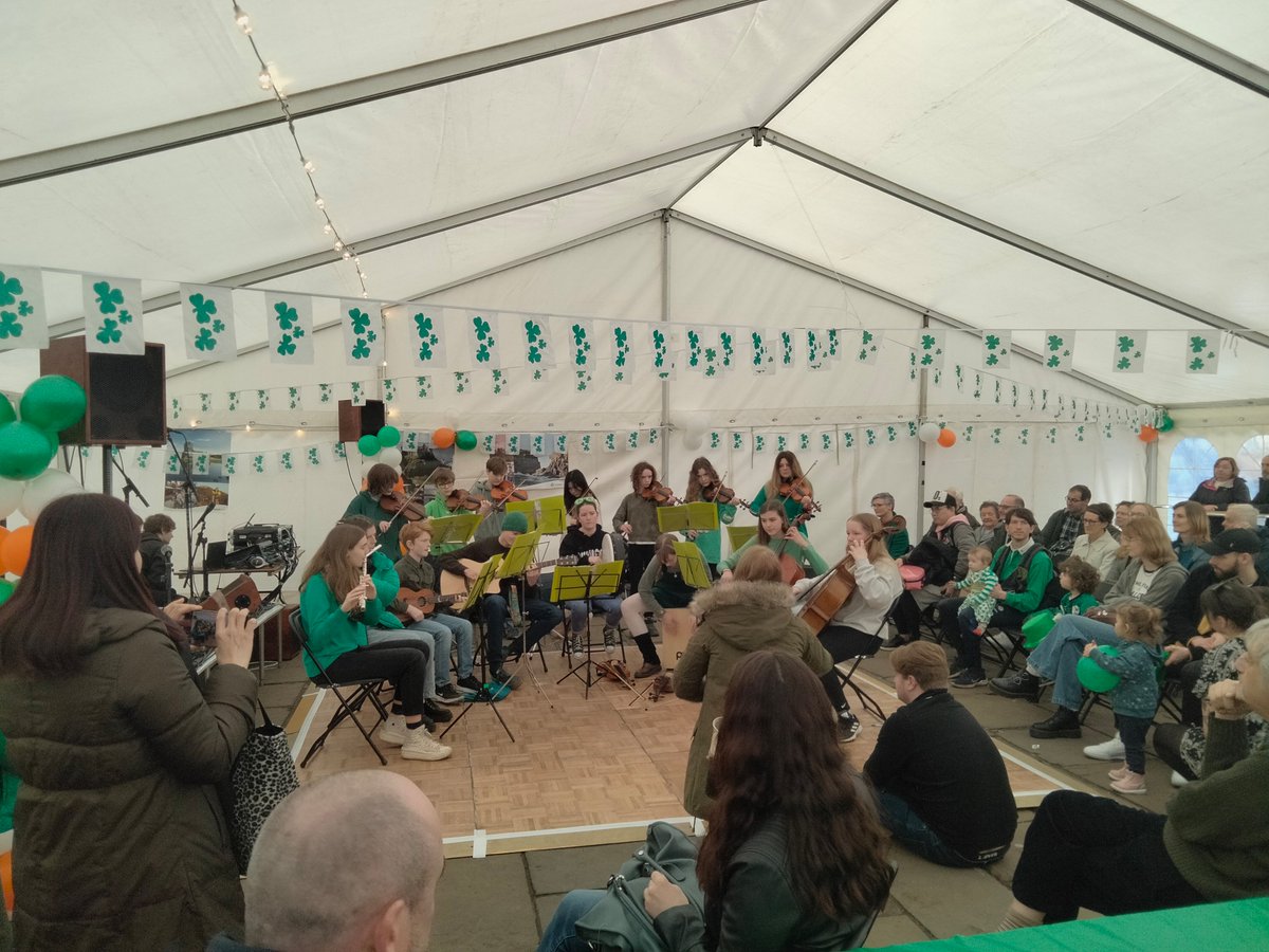 Super start to the Festival courtesy of the talented Folkestra!
